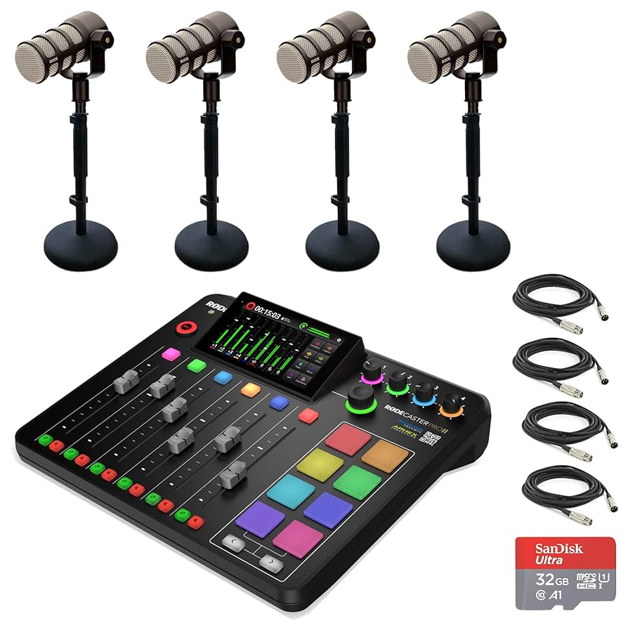 Amazon.com: Rode RODECaster Pro II Integrated Audio